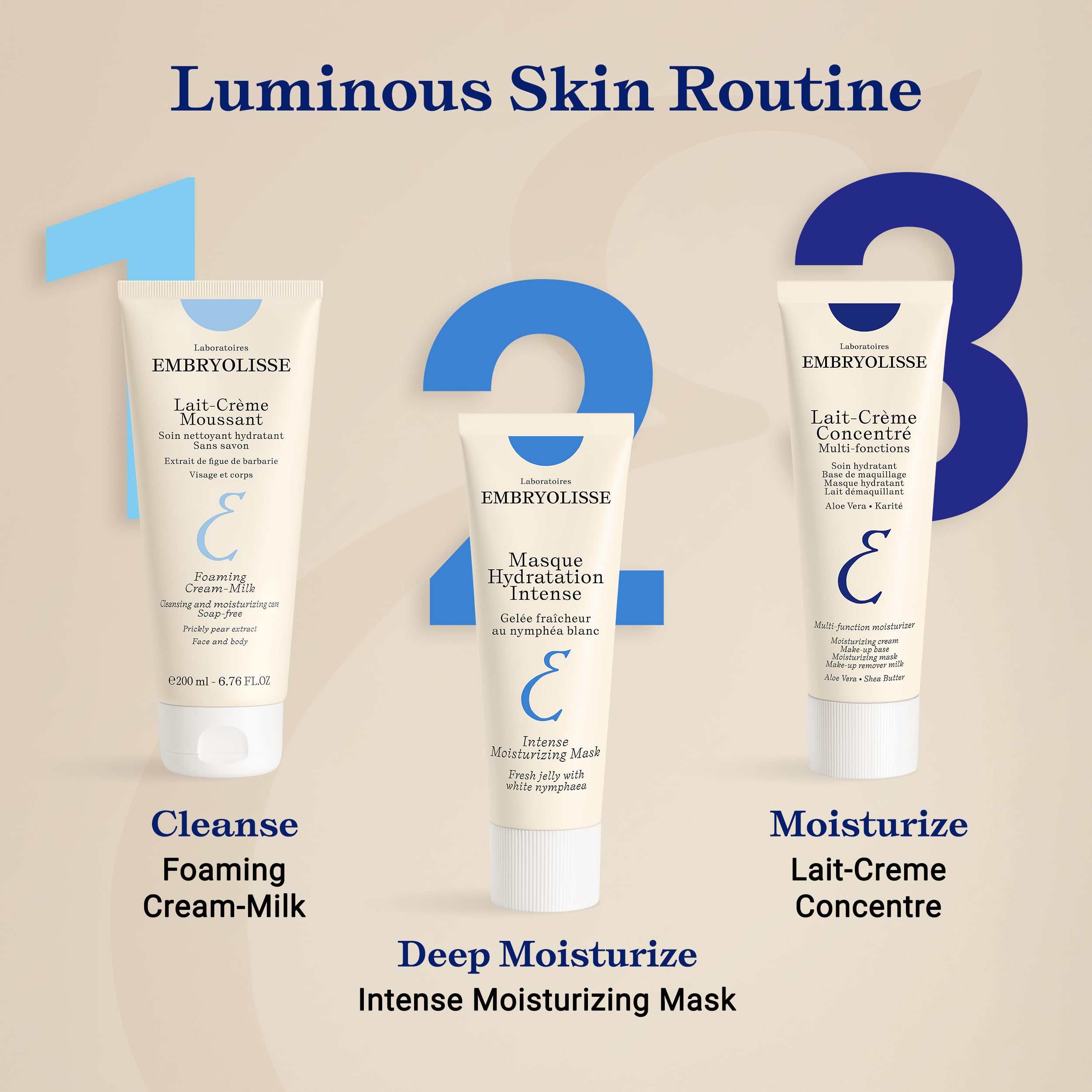 Embryolisse Intense Moisturizing Face Mask recyclable packaging shot emphasizes sustainable beauty