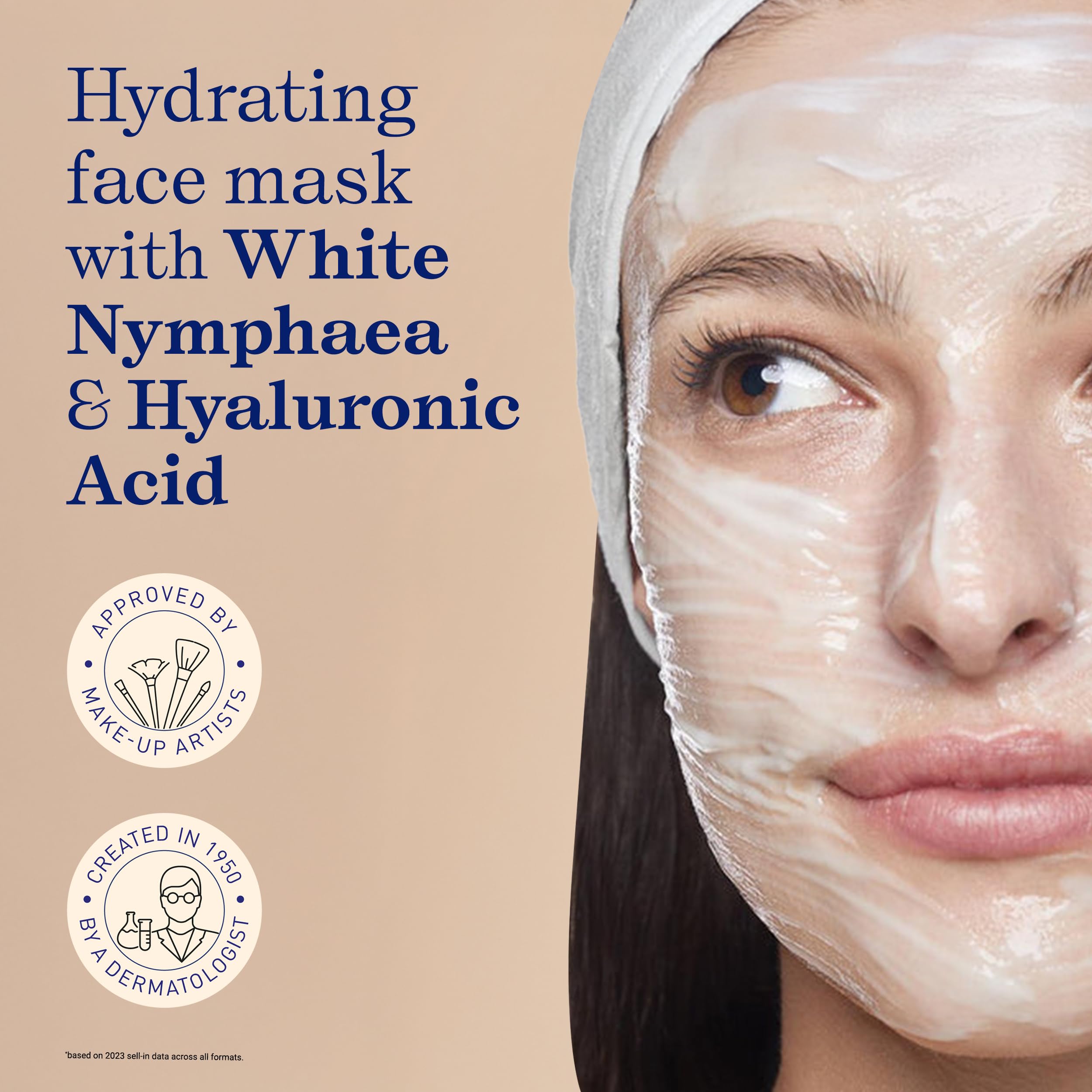 Embryolisse Intense Moisturizing Face Mask texture swatch showing jelly consistency