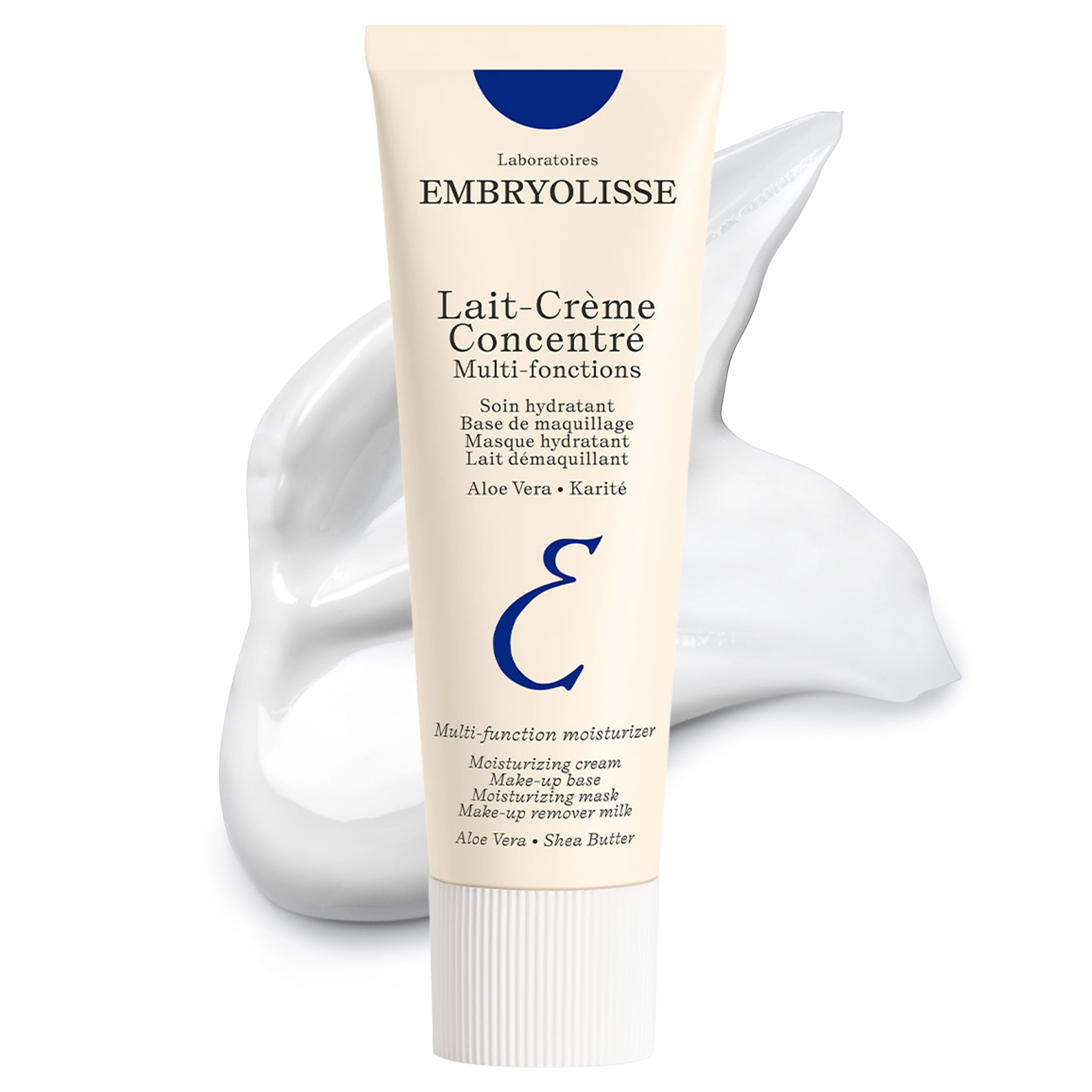 Embryolisse Lait-Crème Concentré applied on face as primer and moisturizer.