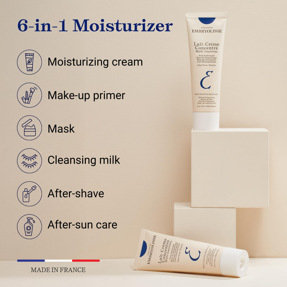 Embryolisse Lait-Crème Concentré rich with shea butter and aloe for nourishment.
