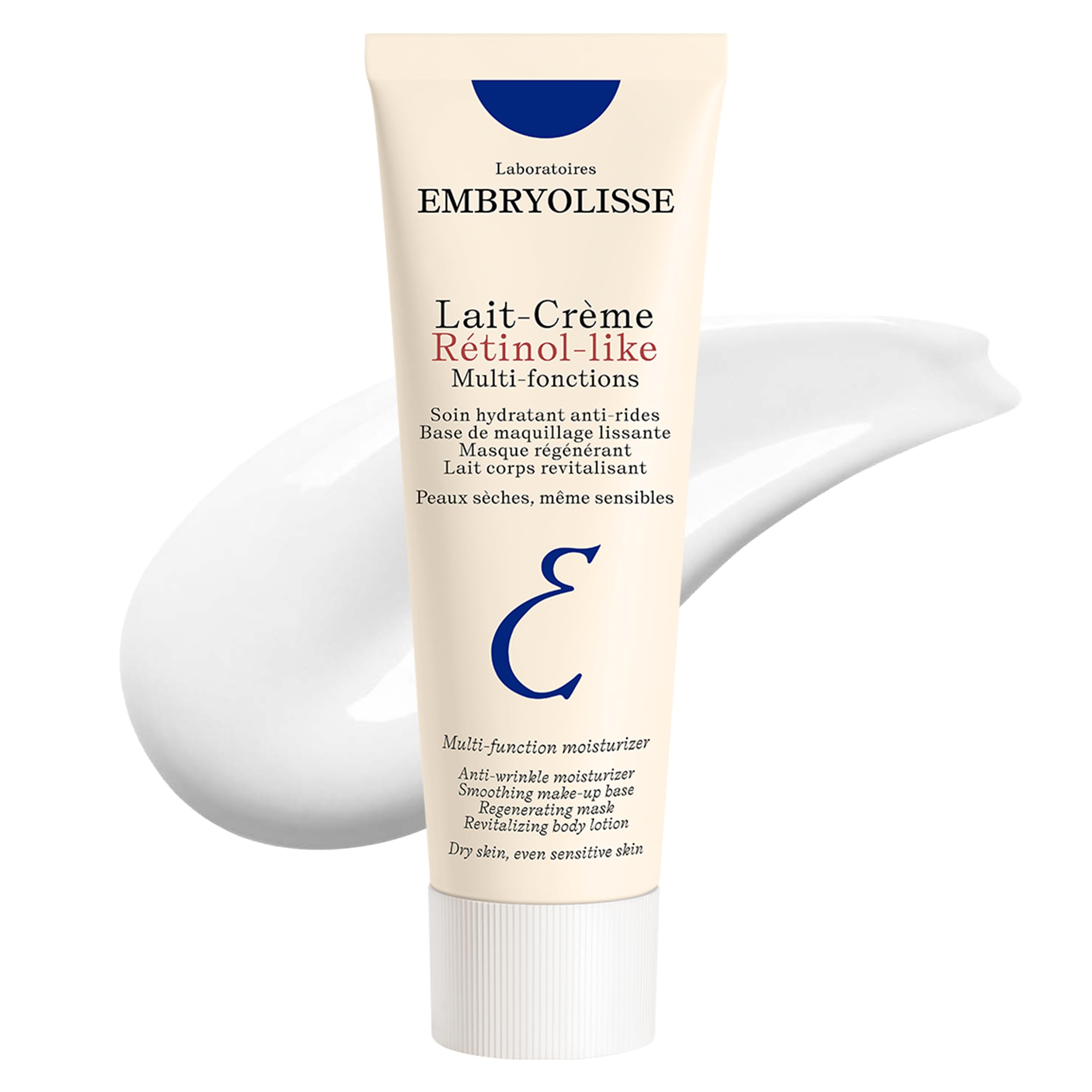 Embryolisse Lait-Crème Retinol Alternative hydrates and nourishes dry to sensitive skin.