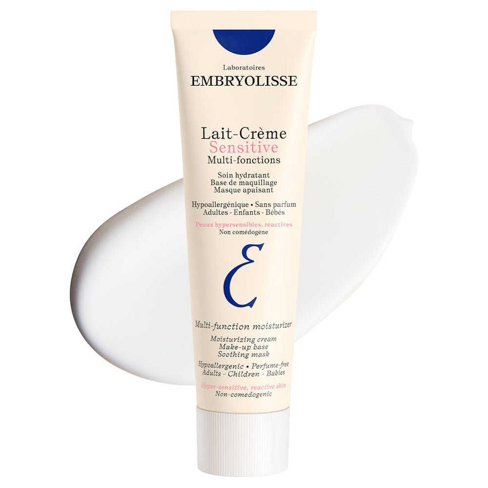 Embryolisse Lait Crème Sensitive tube front showing fragrance-free hydration