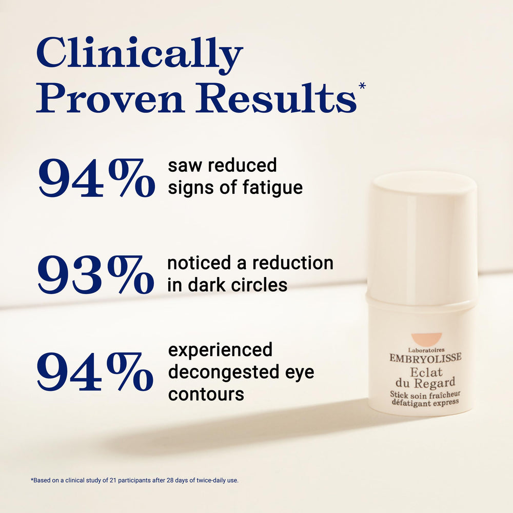 Embryolisse Radiant Eye Stick purse-size packaging ready for on-the-go touch-ups.
