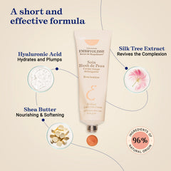 Embryolisse Rose Lumière application on skin delivering natural glow after use.