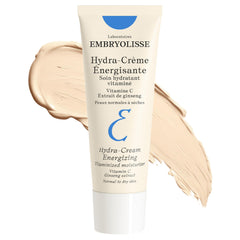 Embryolisse Vitamin C Energizing Face Moisturizer bottle front boosts radiance and hydration
