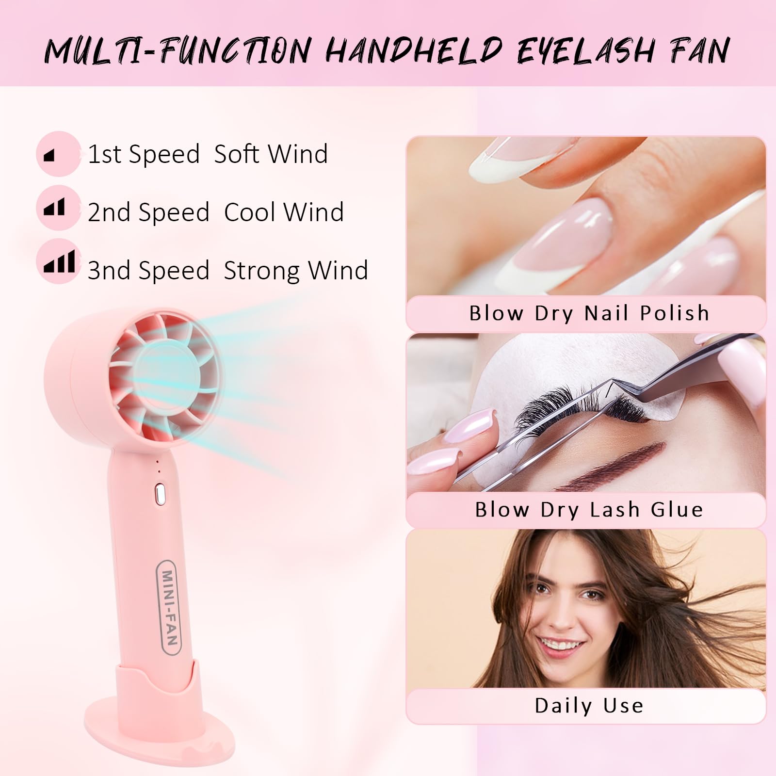 EMEDA kit staged in salon environment, supports professional lash routines