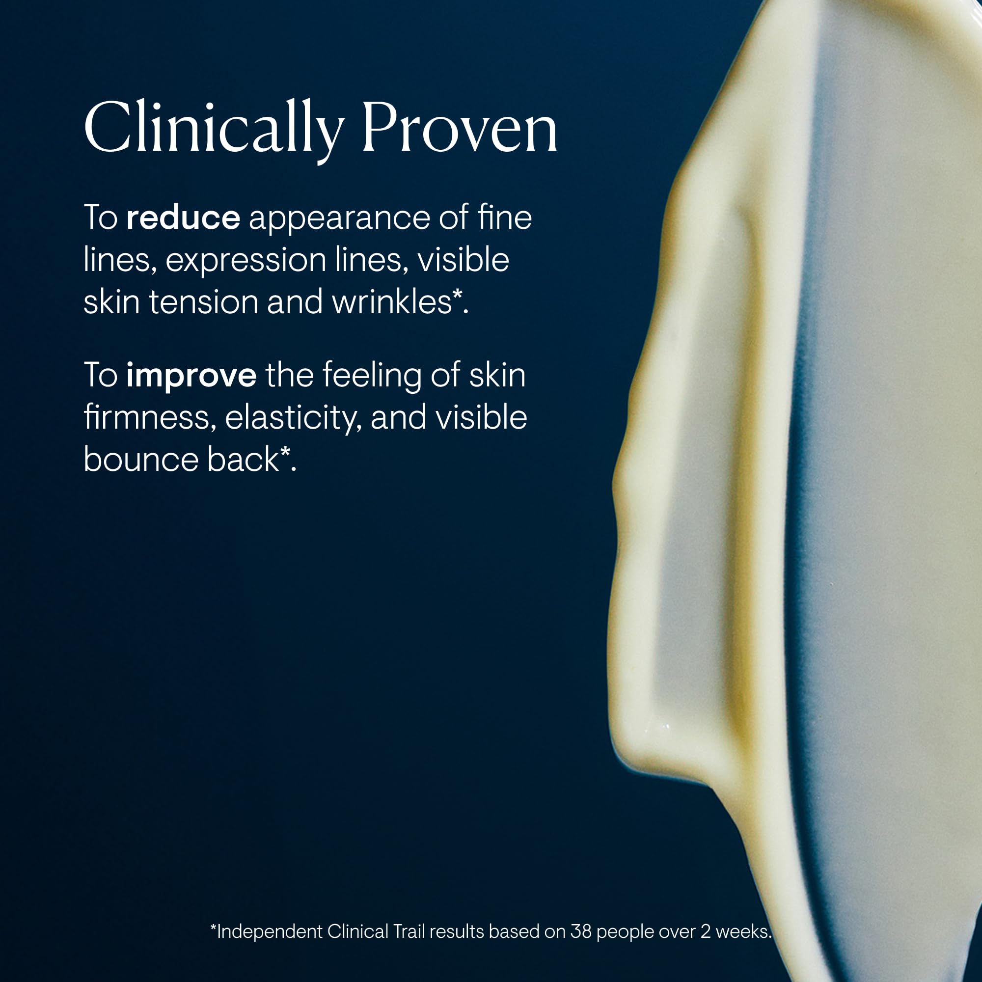 ELEMIS Pro-Collagen Morning Matrix on-face application showcases daily radiance and hydration