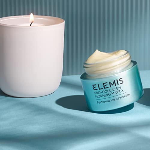 ELEMIS Pro-Collagen Morning Matrix texture swatch reveals creamy consistency ideal for morning application