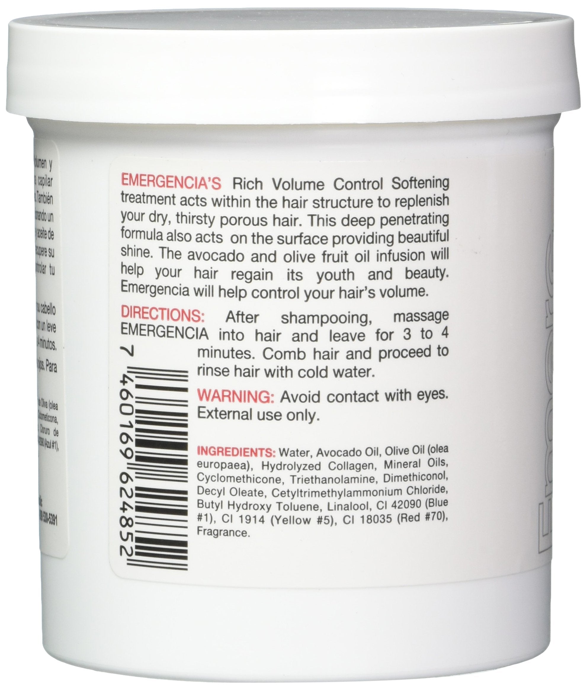 Emergencia Toque Magico mask hands application shot emphasizing ease of use and softening effect