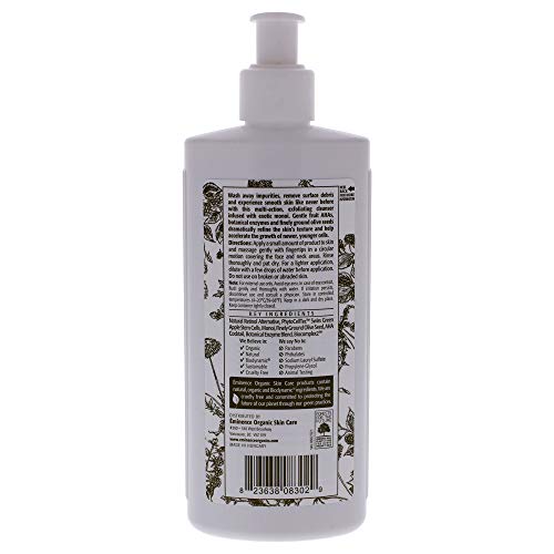 Eminence Age Corrective Monoi Exfoliating Cleanser close-up texture emphasizes radiant, refreshed complexion.
