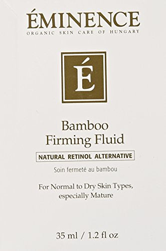 Eminence Bamboo Firming Fluid ingredients view highlighting antioxidant-rich formula