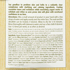 Eminence Clear Skin Probiotic Masque jar closeup emphasizes purifying, calming skincare for blemish-prone skin.