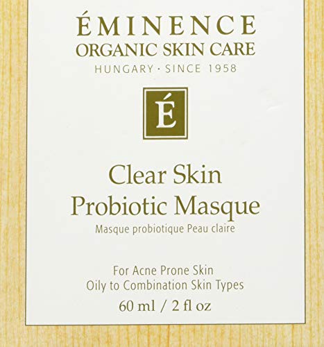 Eminence Clear Skin Probiotic Masque texture swatch hints at gentle detox and soothing benefits.