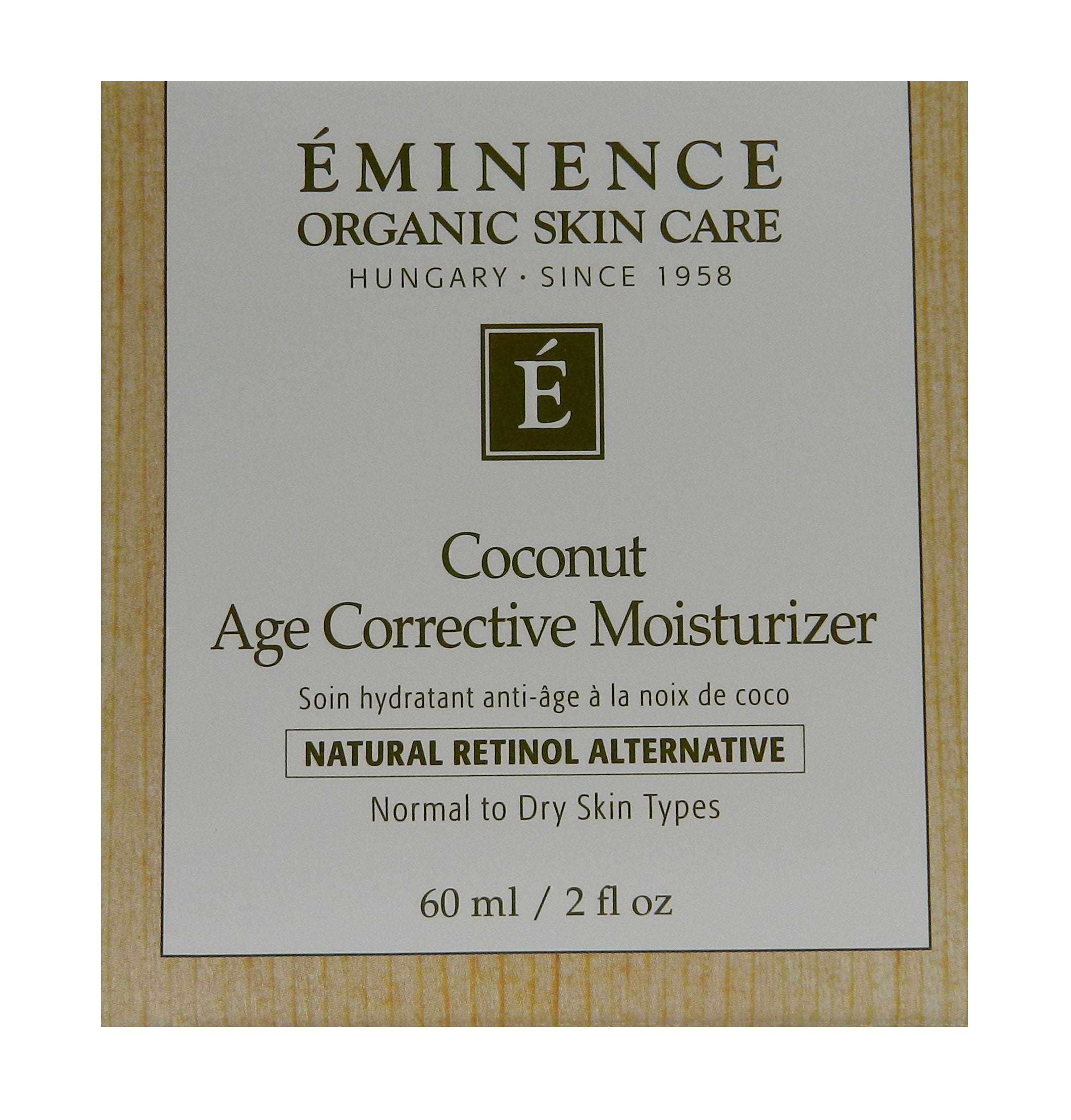 Eminence Coconut Age Corrective Moisturizer texture close-up highlighting rich cream for daily nourishment