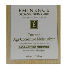 Eminence Coconut Age Corrective Moisturizer texture close-up highlighting rich cream for daily nourishment