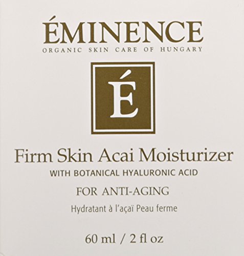 Texture swatch of Eminence Firm Skin Acai Moisturizer demonstrates creamy consistency for daily nourishment