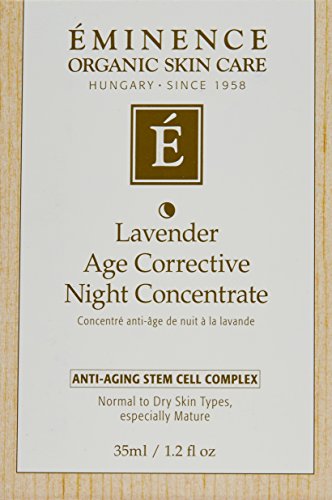 Eminence Lavender Age Corrective Night Concentrate texture closeup for quick absorption.