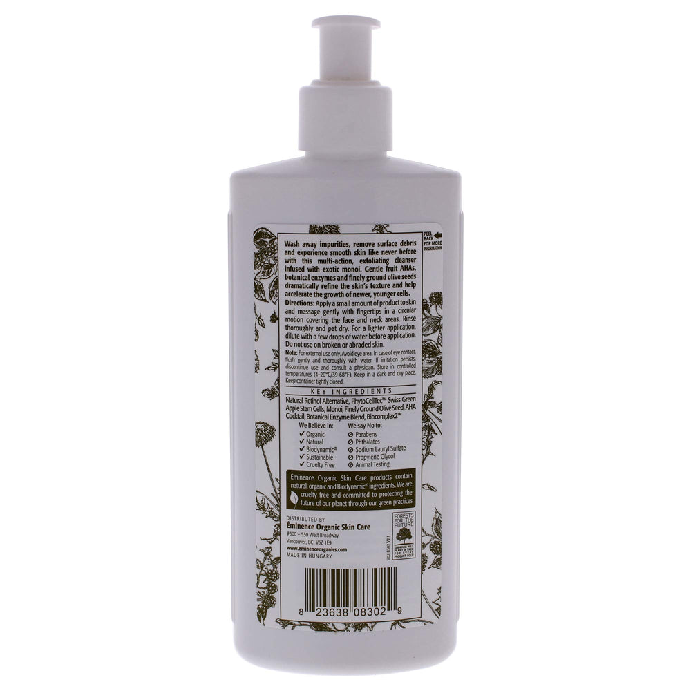 Eminence Monoi Age Corrective Exfoliating Cleanser closeup texture for radiant skin