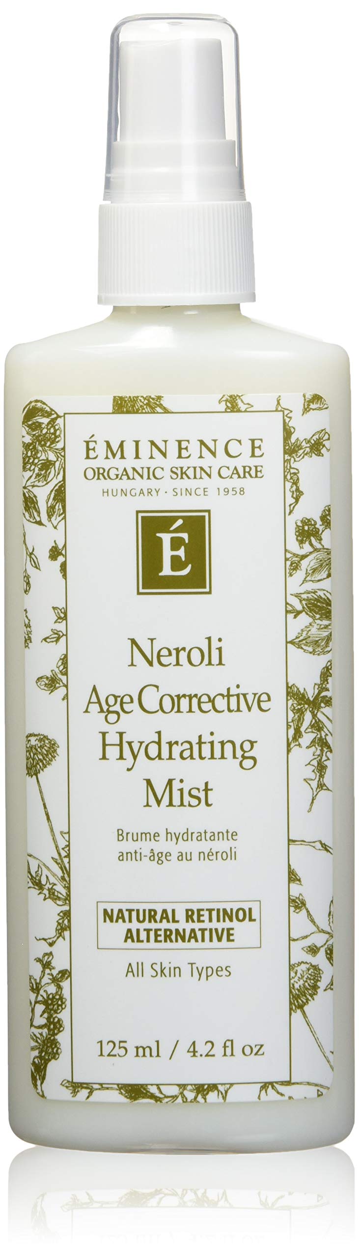 Eminence Neroli Hydrating Mist bottle delivering refreshing hydration.