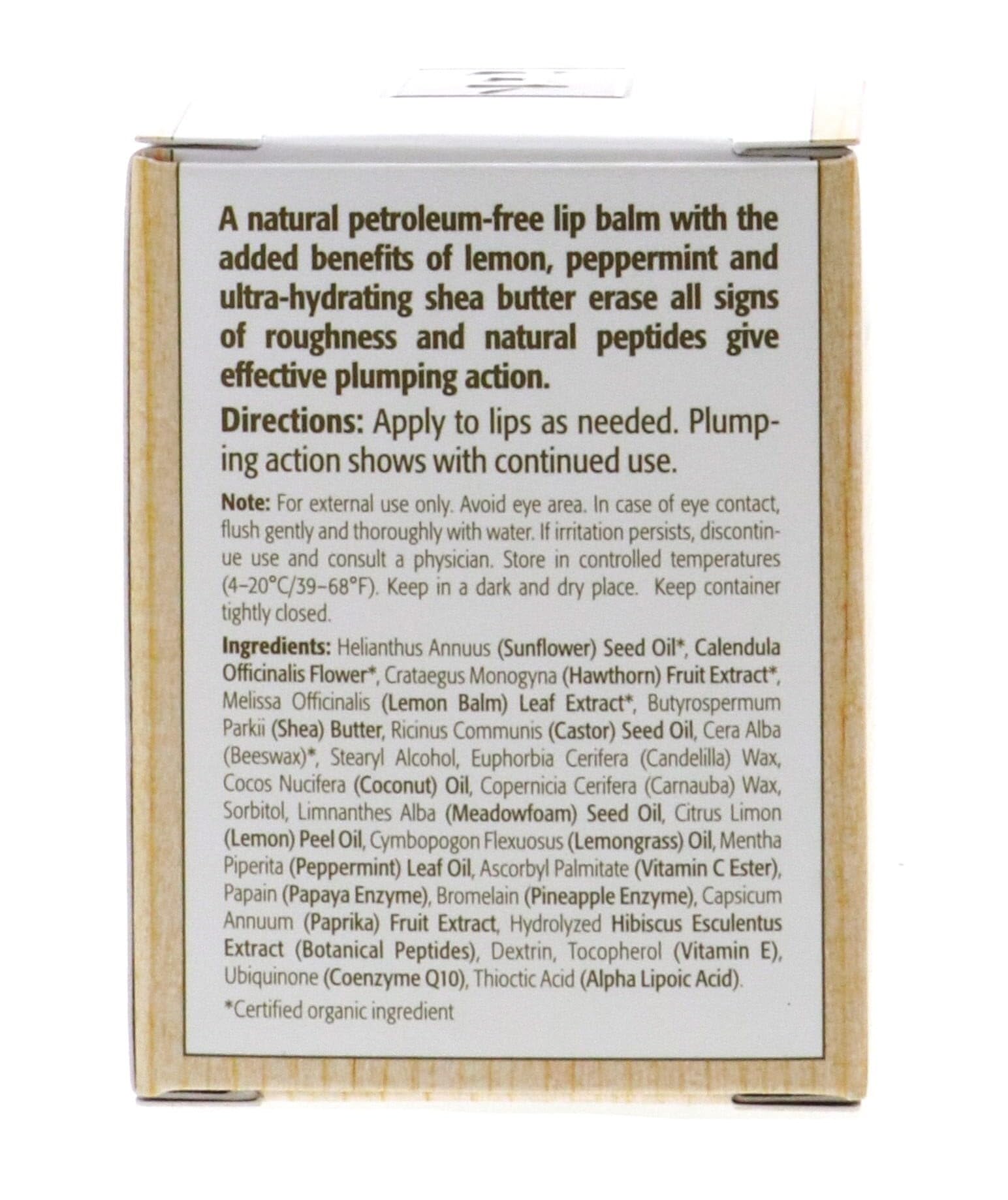 Eminence Organic Citrus Lip Balm sunflower oil close-up—nourishing care
