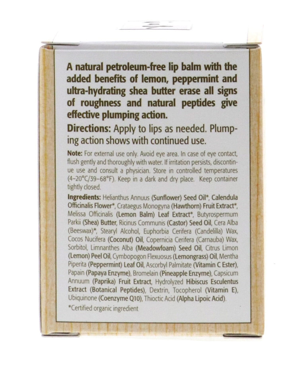 Eminence Organic Citrus Lip Balm sunflower oil close-up—nourishing care