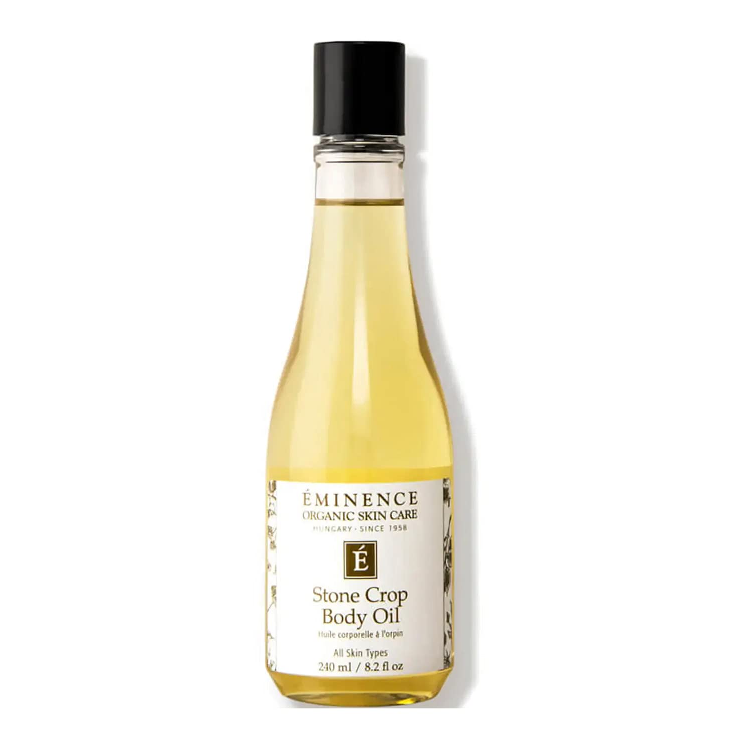 Eminence Stone Crop Body Oil bottle ready for soothing hydration with a matte finish.