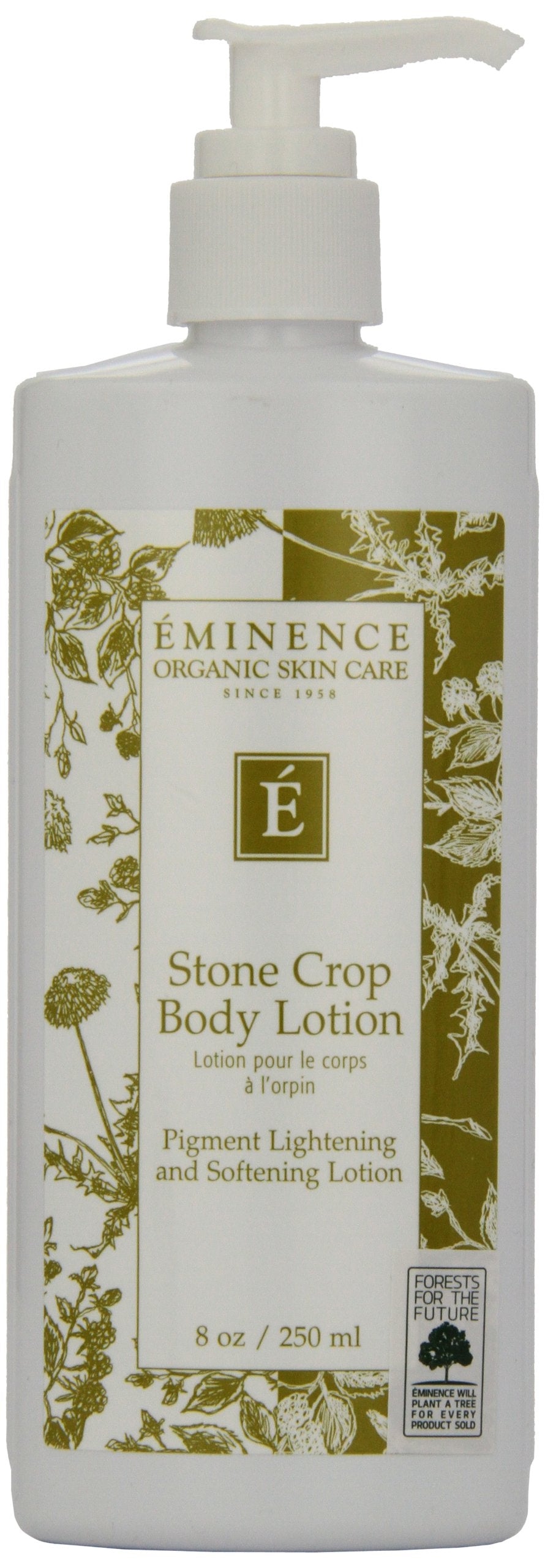 Eminence Stone Crop bottle demonstrates gentle, hydrating skin care