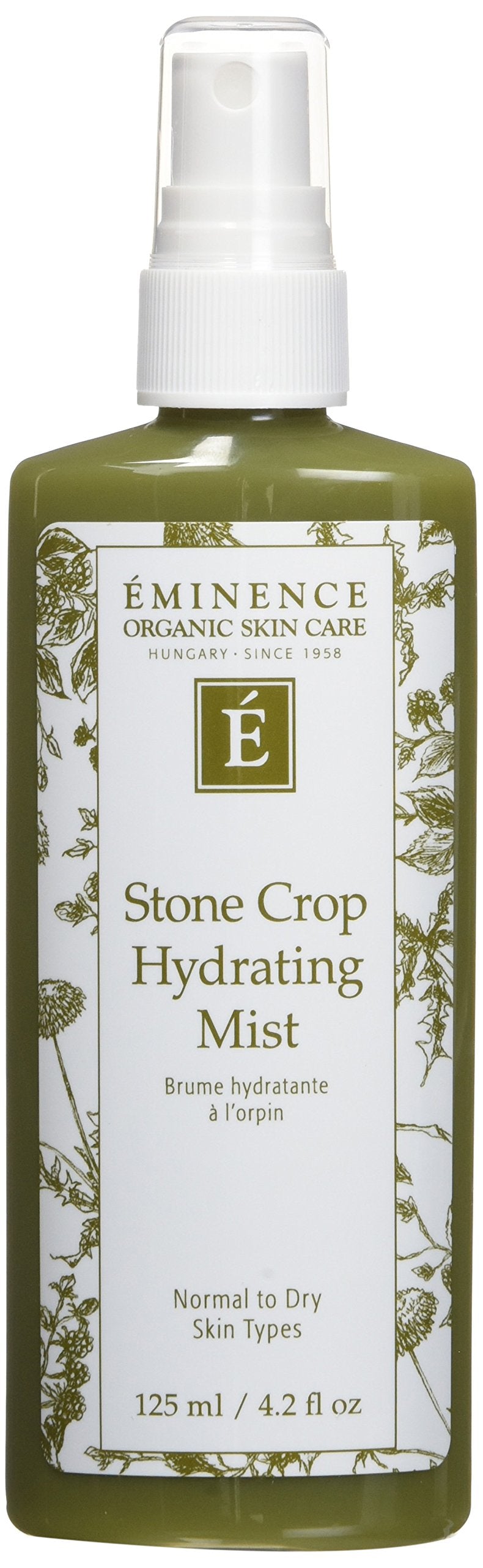 Eminence Stone Crop Hydrating Mist bottle front for cooling hydration and radiant skin