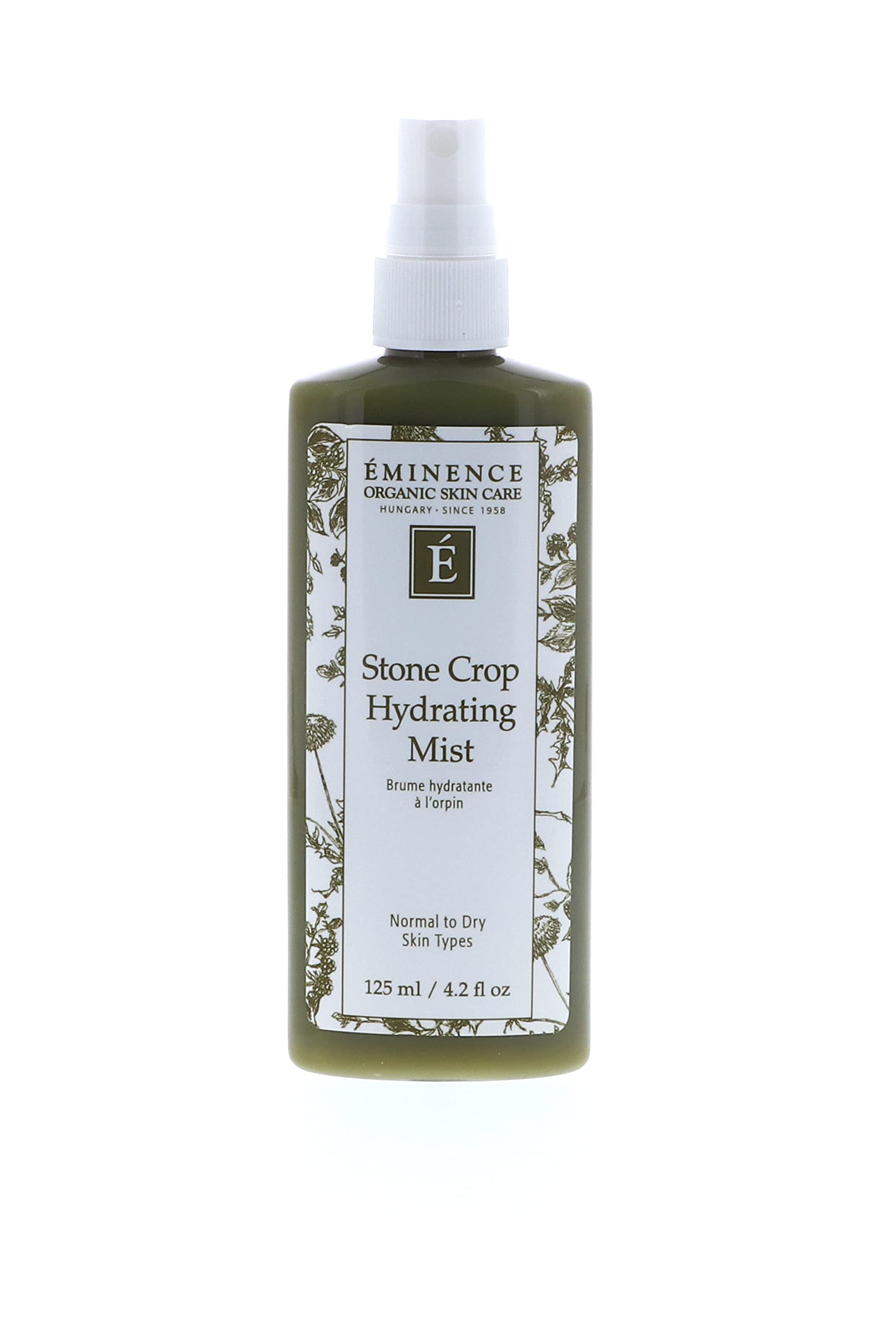 Eminence Stone Crop Hydrating Mist bottle front signals refreshing hydration for daily use.