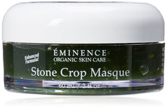 Eminence Stone Crop Masque jar demonstrates nourishing hydration for balanced skin.