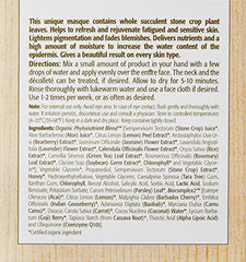 Eminence Stone Crop Masque texture close-up highlights creamy mask consistency.