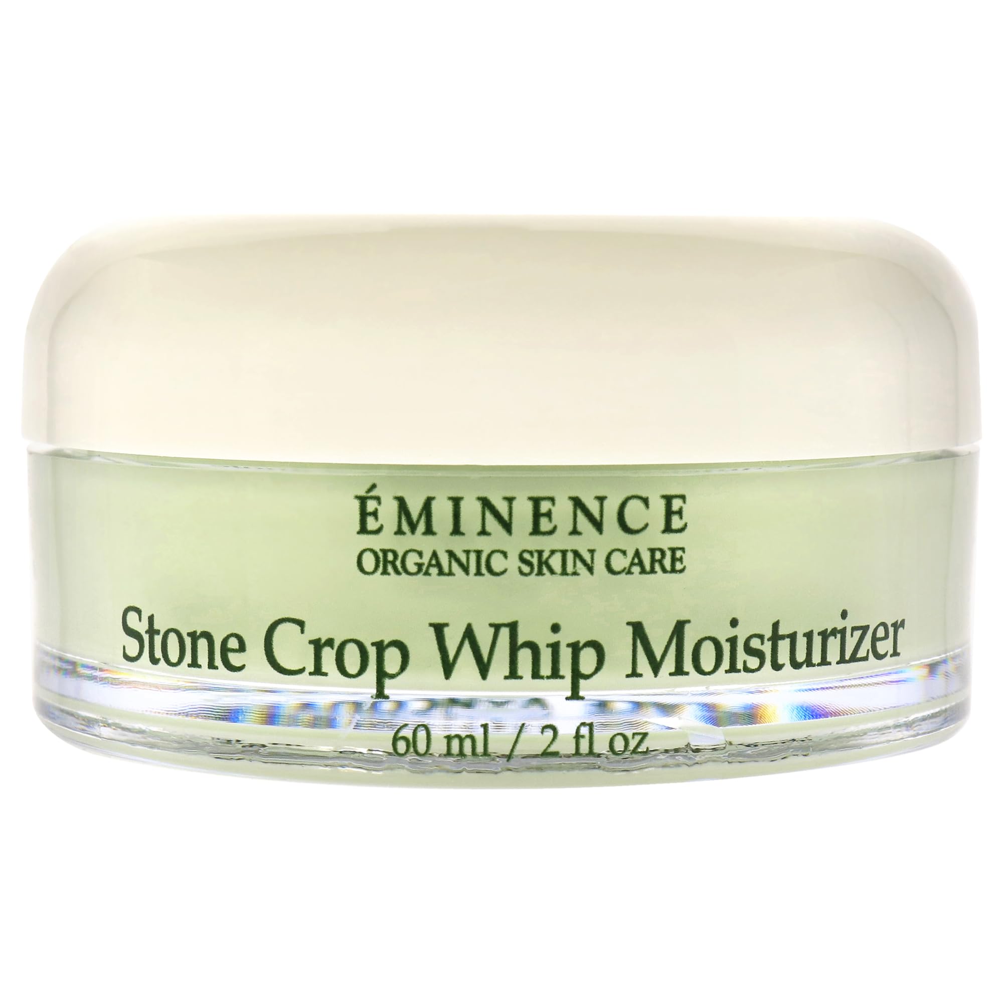 Eminence Stone Crop Whip texture scoop showcases creamy consistency ideal for daily facial care.