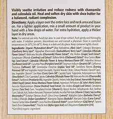 Eminence Vitaskin Calm Skin Chamomile Moisturizer texture close-up shows creamy hydration.