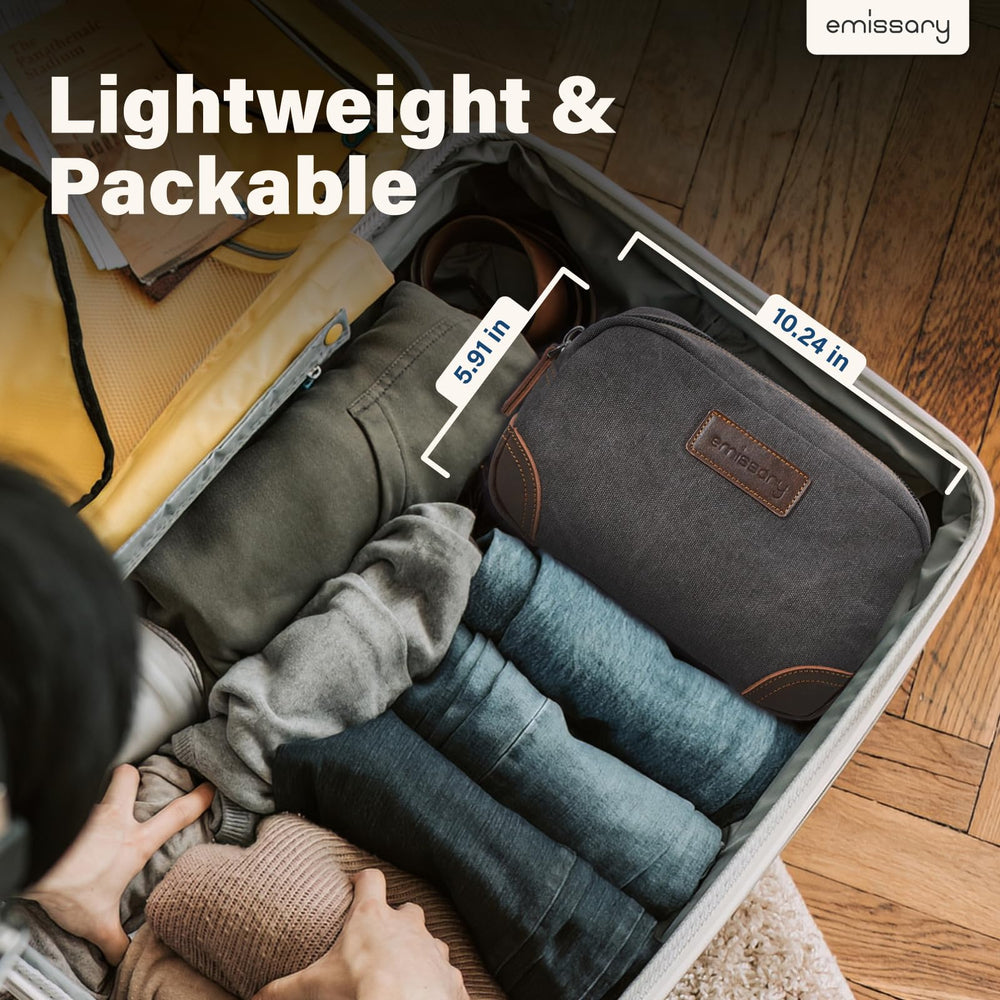 emissary toiletry bag internal pocket helps organize small items