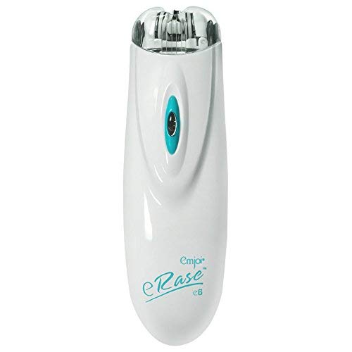 Emjoi eRase e6 compact epilator close-up for painless facial hair removal at home