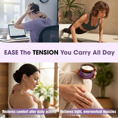 Application on arms and neck using EMPURA Lavender Magnesium Lotion for daily relaxation