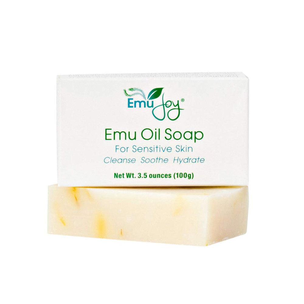 Emu Joy Emu Oil Soap bar—long-lasting, soothing cleanse for sensitive dry skin