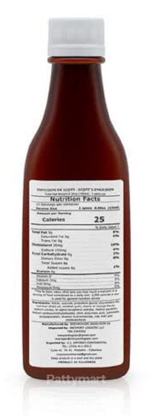 Emulsion de Scott Tradicional liquid dispensing focuses on easy daily dosing.