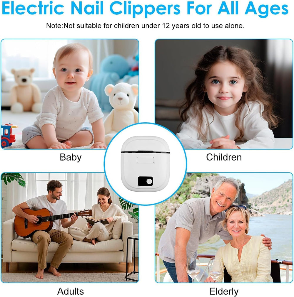 EMWEYKE electric nail clipper 3-speed adapts to nails