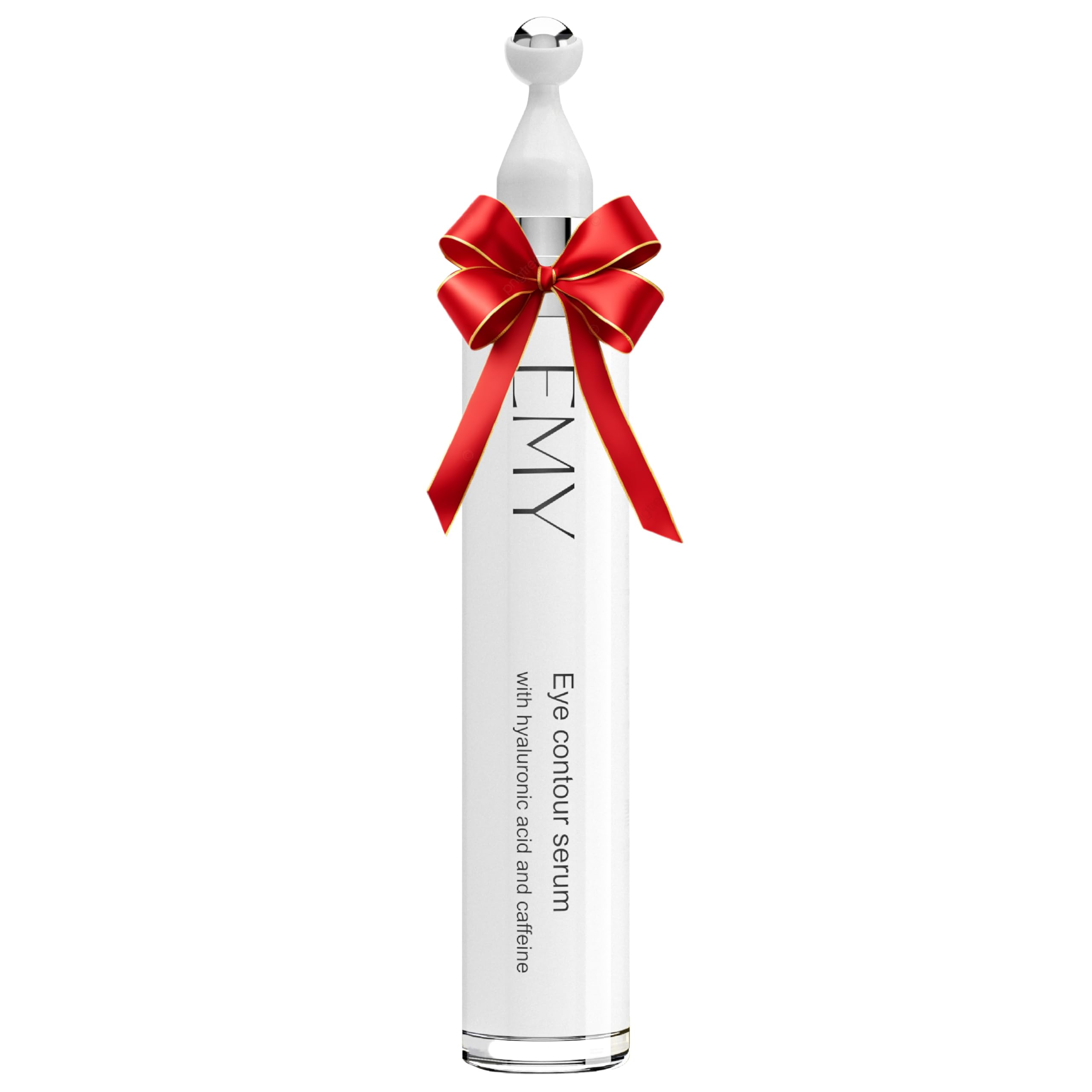 EMY Eye Roller Serum caffeine image showing under-eye puffiness reduction for a refreshed look.