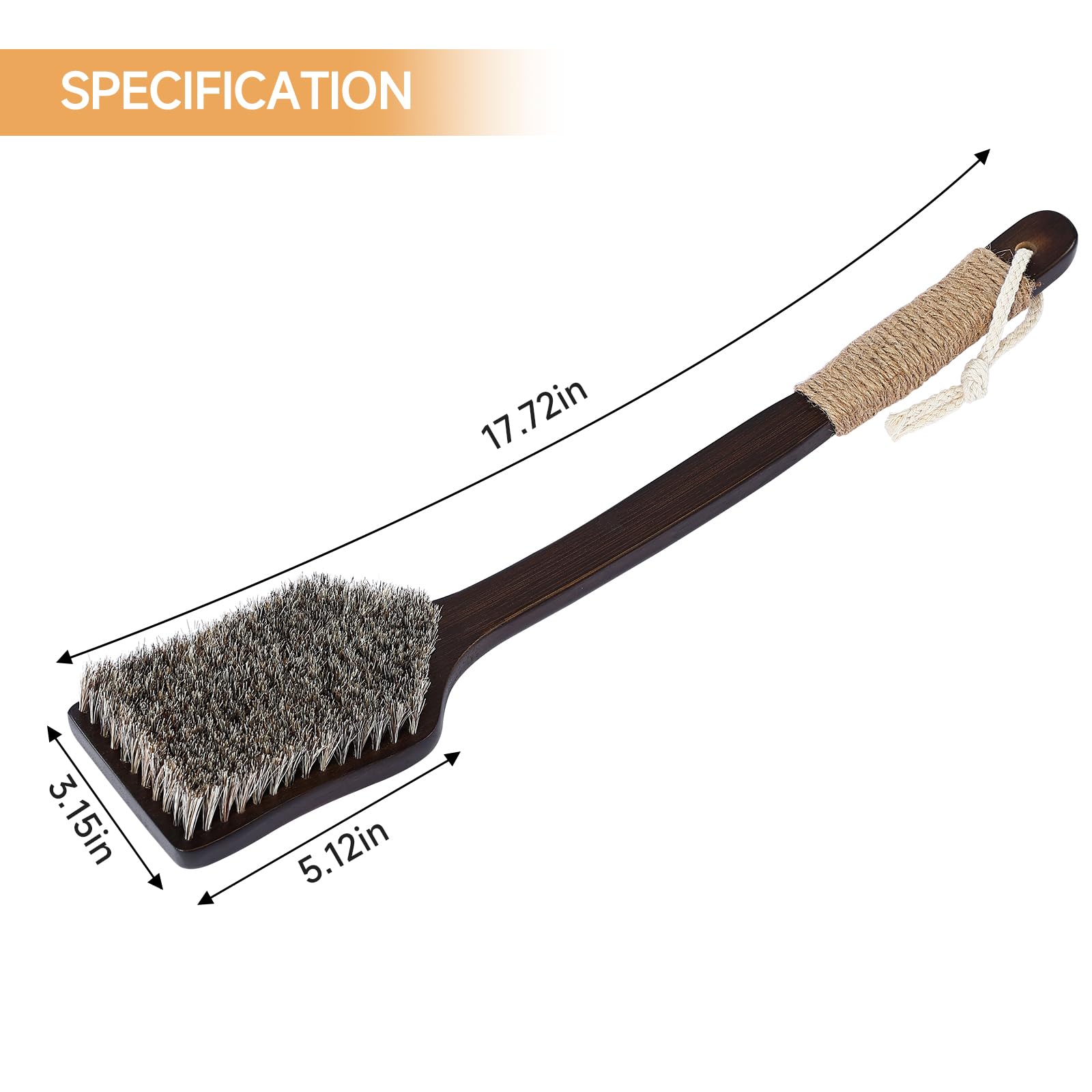 EnamelEVO back scrubber soft bristles offer gentle daily cleansing and comfort.