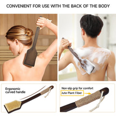 EnamelEVO bamboo handle offers ergonomic grip during daily cleansing.