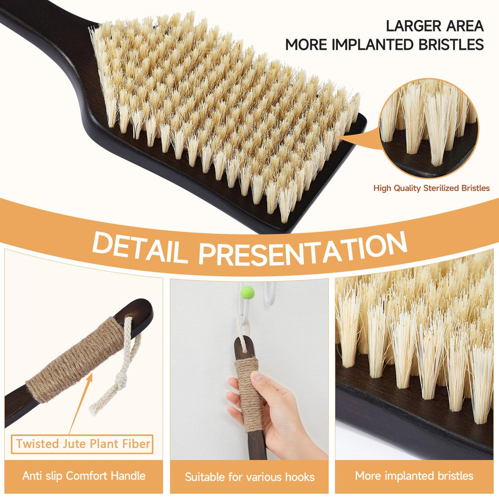 EnamelEVO hemp-wrapped grip ensures non-slip use in wet bathrooms.