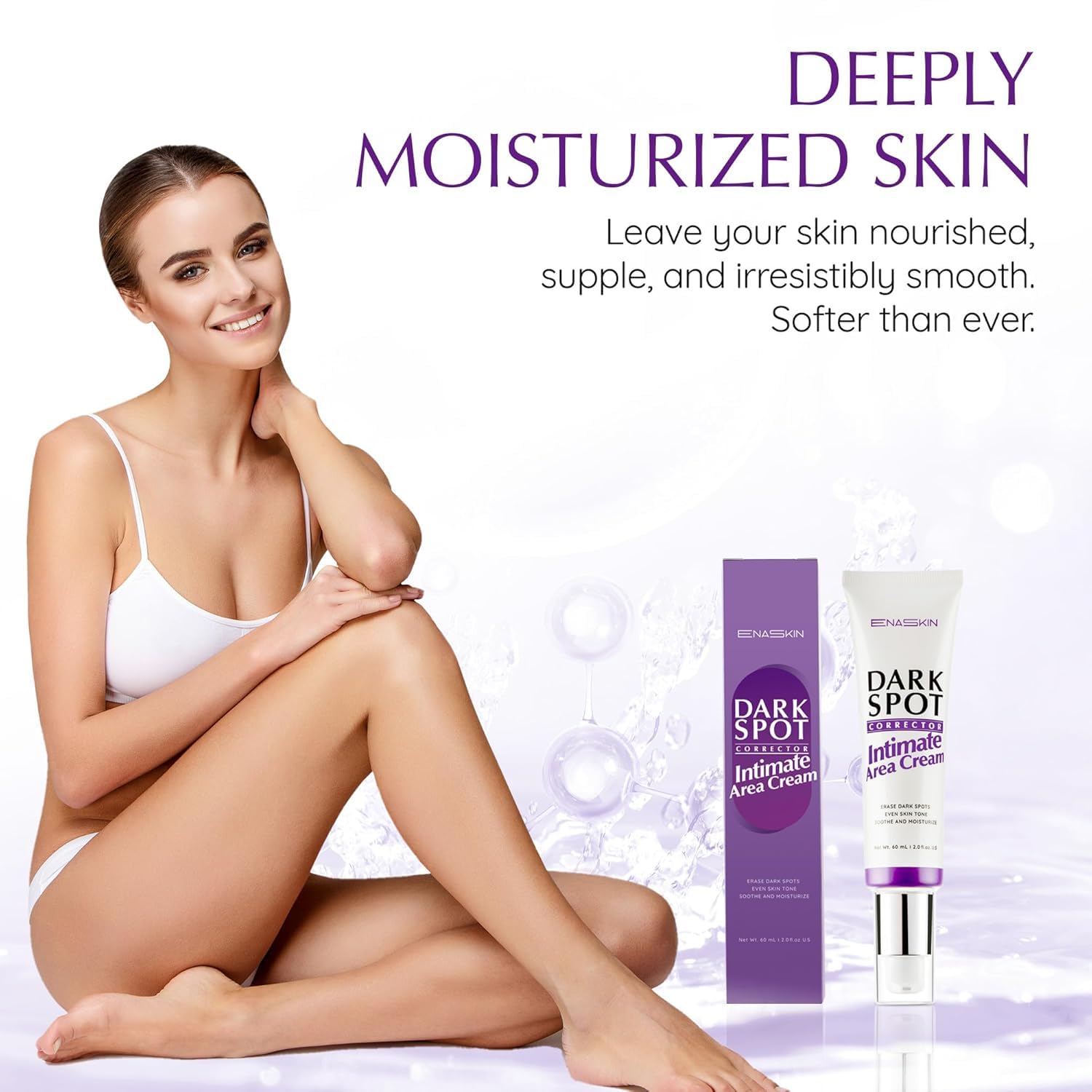EnaSkin plant-essence ingredients emphasis on gentle, natural formulation.