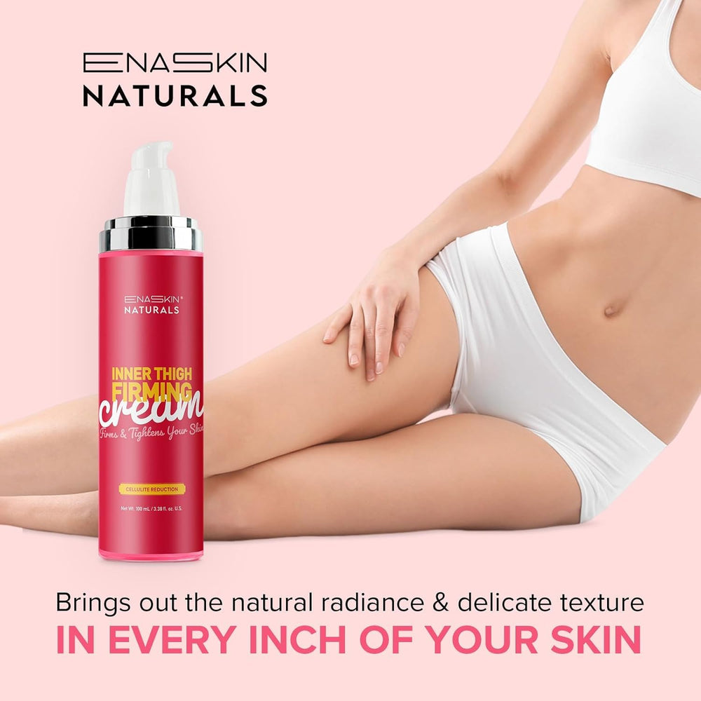 Enaskin Naturals booty cellulite cream lifts and firms for a smoother silhouette.