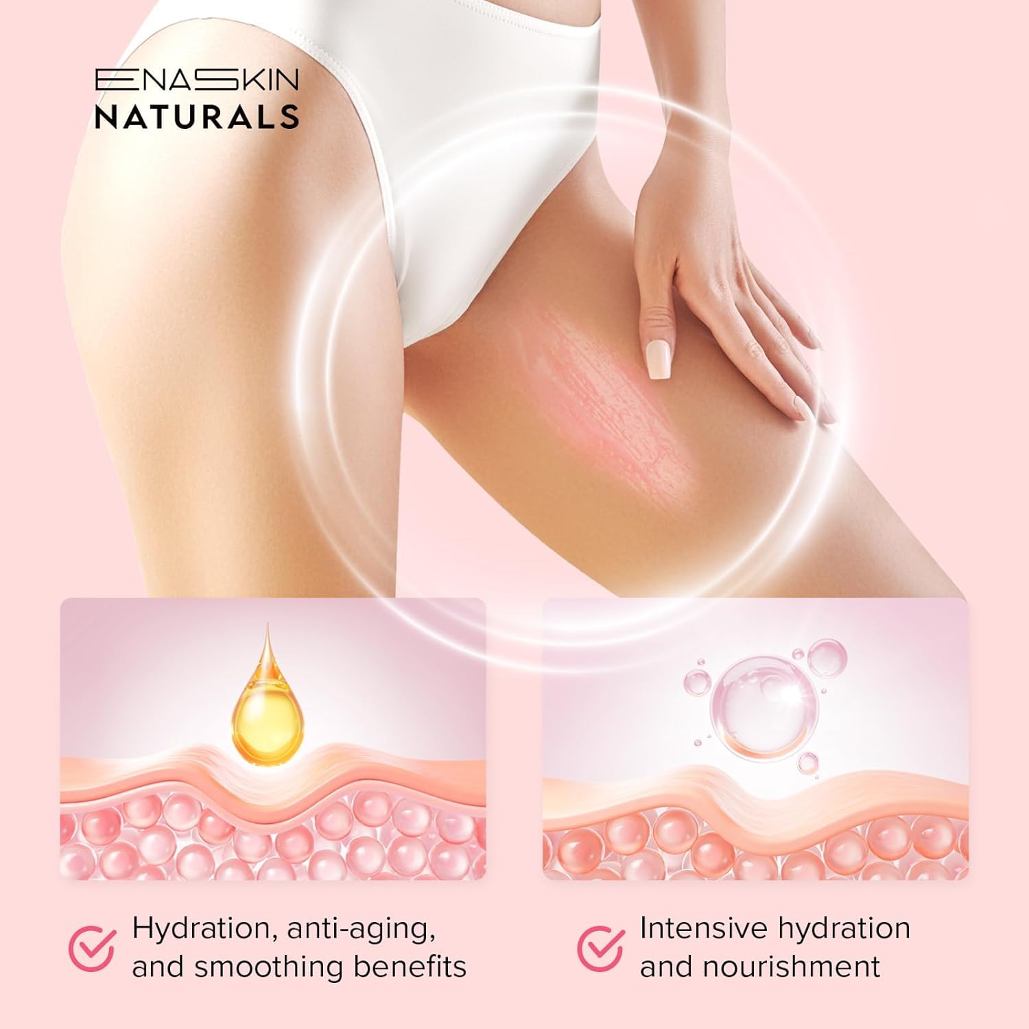 Enaskin Naturals collagen peptide formula tightens skin and nourishes.