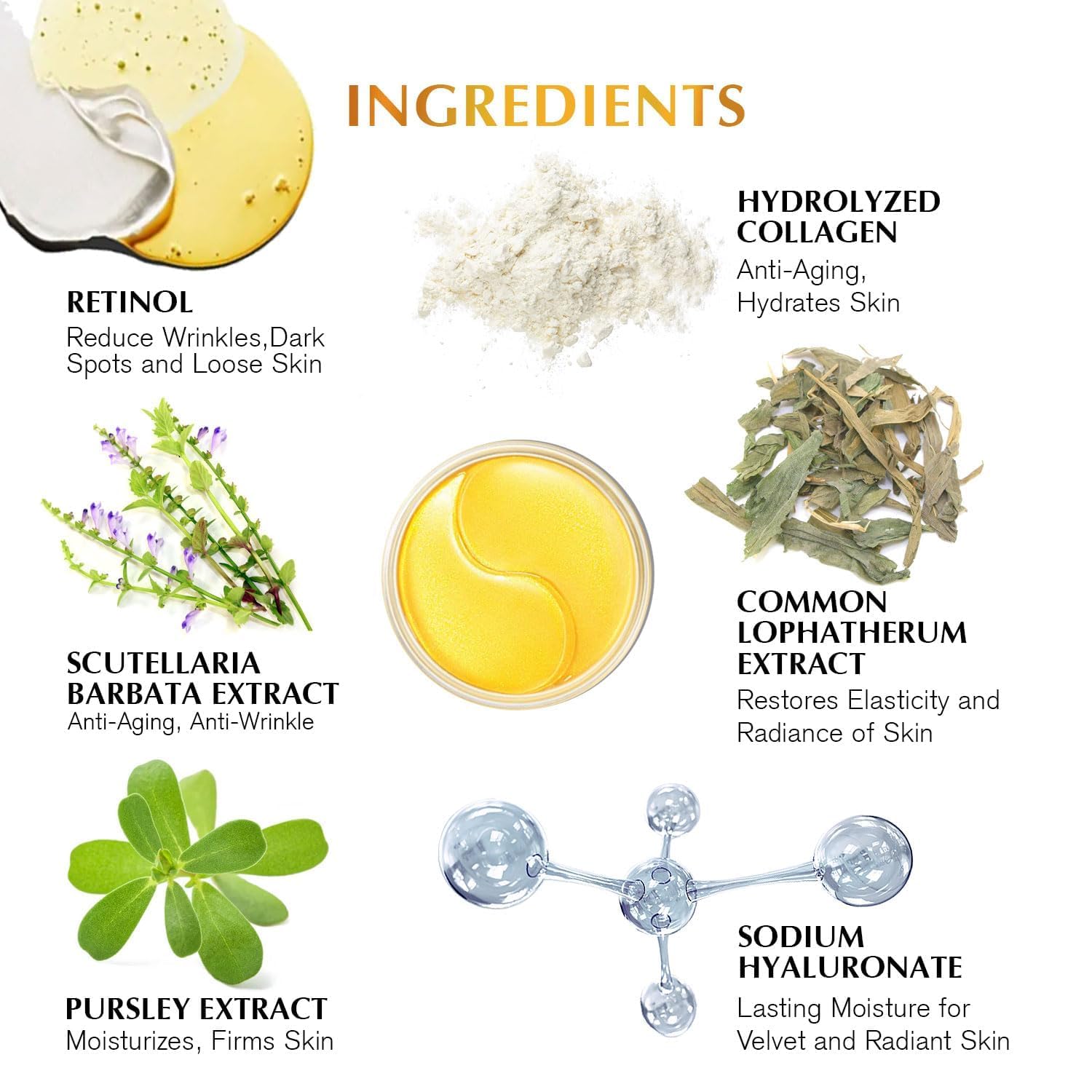 Enaskin Naturals Niacinamide, Collagen, Vitamin C ingredients support skin tone.