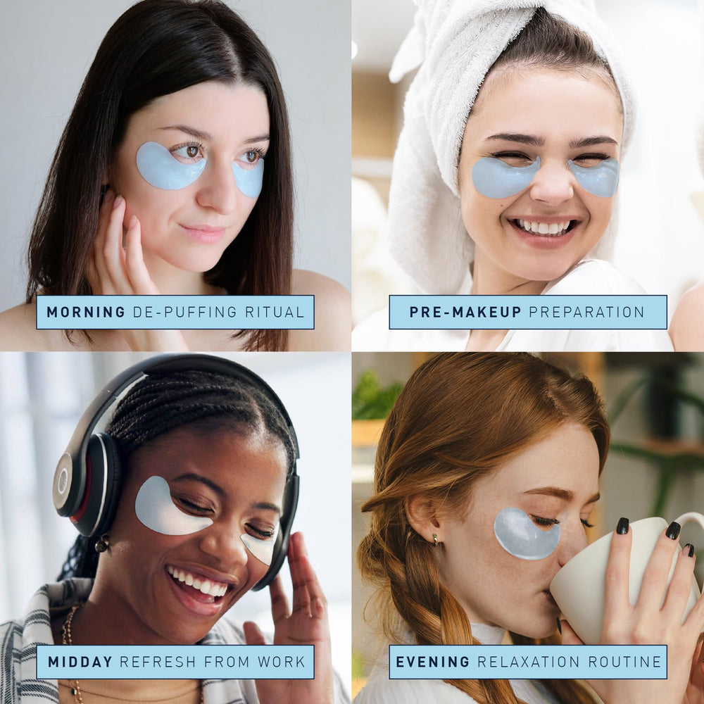 Enaskin Naturals under-eye patches packaging blue box highlighting 60 pairs