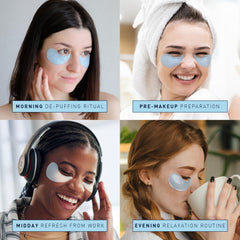 Enaskin Naturals under-eye patches packaging blue box highlighting 60 pairs