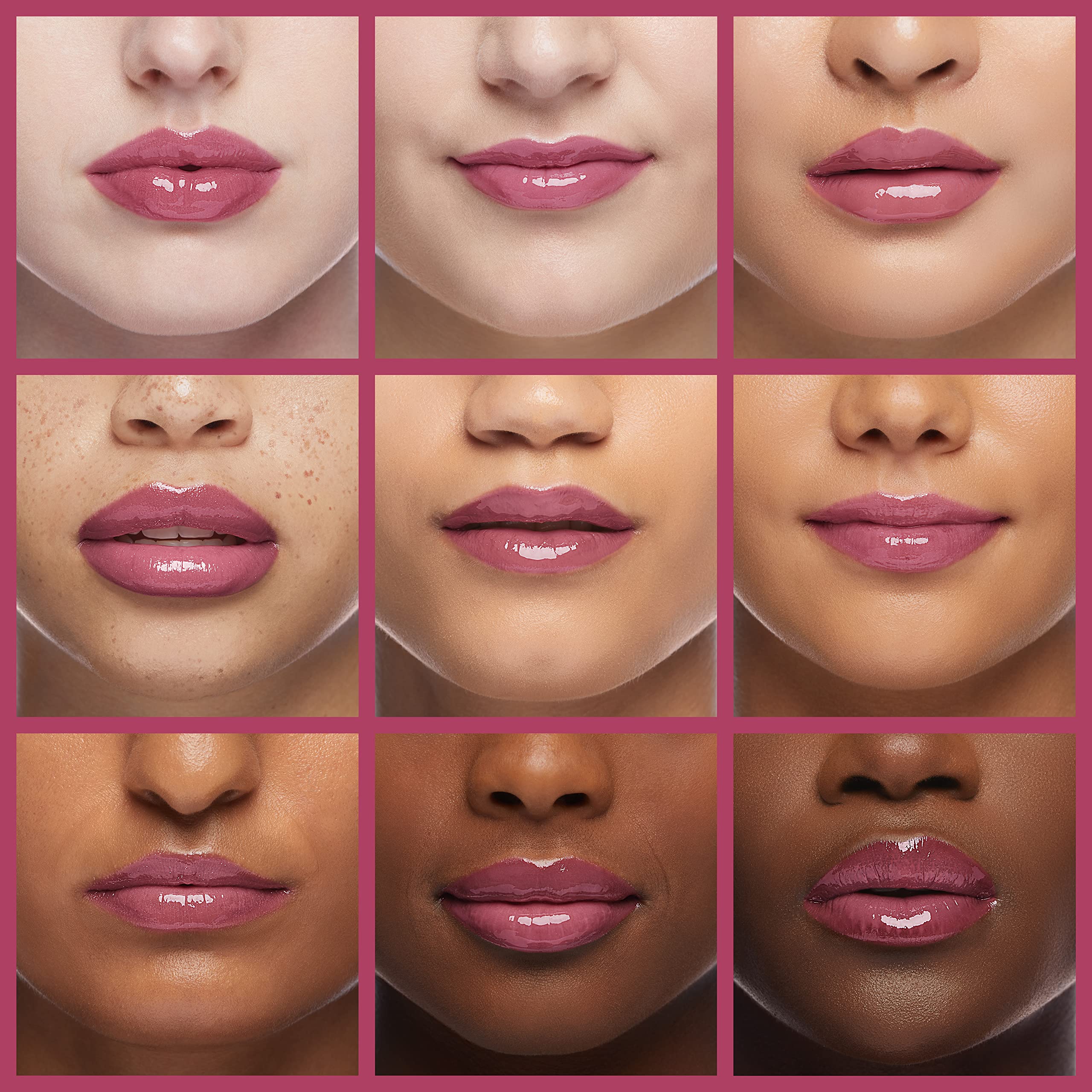Enchante Ellen Tracy lip gloss application demo illustrating smooth glide and hydrated lips